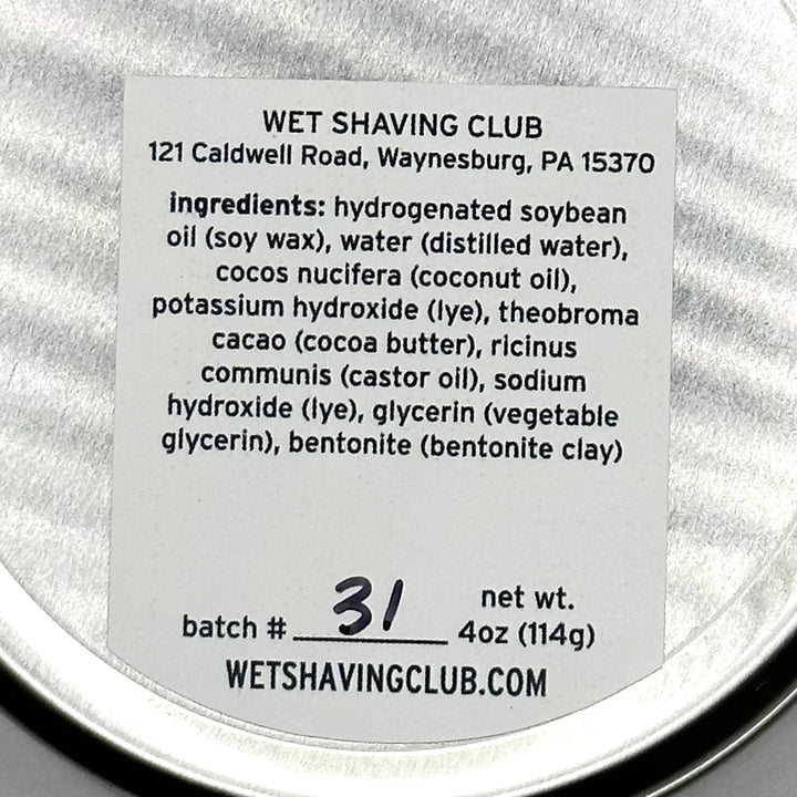 Wet Shaving Club Shaving Soap