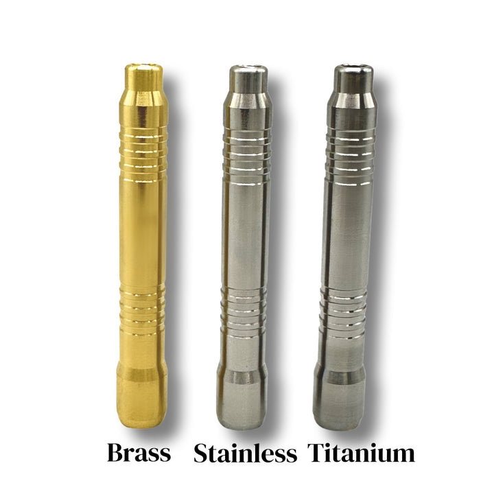 brass stainless titanium safety razor handles